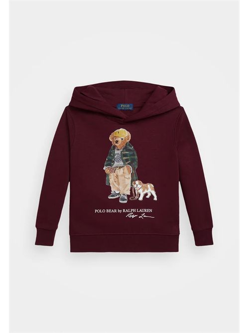 Felpa cappuccio Polo Bear RALPH LAUREN | 322979491001ROSSO